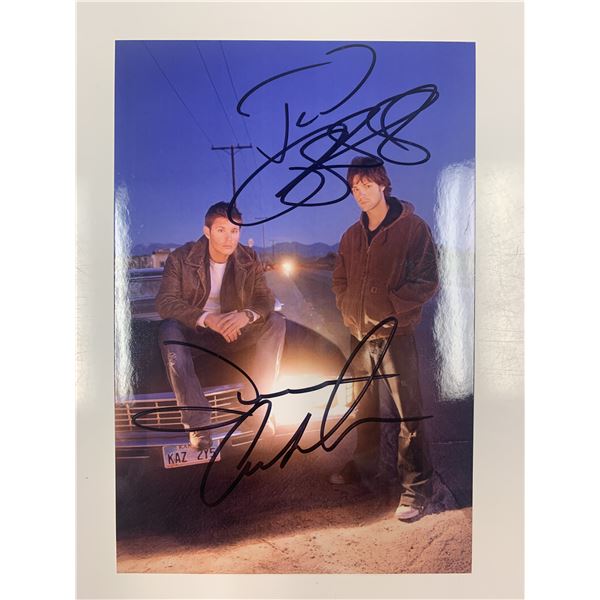Supernatural cast signed photo