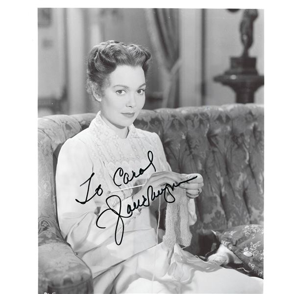 Jane  (Wyman) Reagan signed movie photo