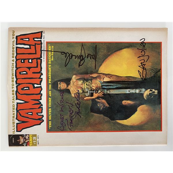 Vampirella signed magazine