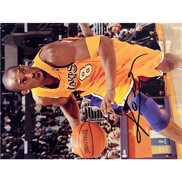 Kobe Bryant signed photo