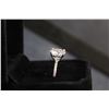 Image 3 : ^5.00 CT GRA Certified Round Brilliant Cut Moissanite Stone VVS D Color Set in Center and With 14 Ro