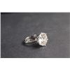 Image 5 : ^10.00 CT GRA Certified Round Brilliant Cut Moissanite Stone VVS D Color Set in Center in 925 Silver