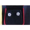 Image 1 : ^4.00 CT TW GRA Certified Round Brilliant Cut Moissanite Stones VVS D Color Set in 4 Claw Basket Ear