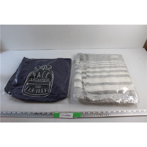 Tote Bag and Shelby Gray Scarf - Sealed