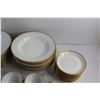 Image 6 : (10+) Limoges Ceramic Dish Set - Plates, Saucers and Tea Cups.   Pick up preferred.