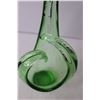 Image 2 : Cactus Style Green Glass Decor 10.5" Tall