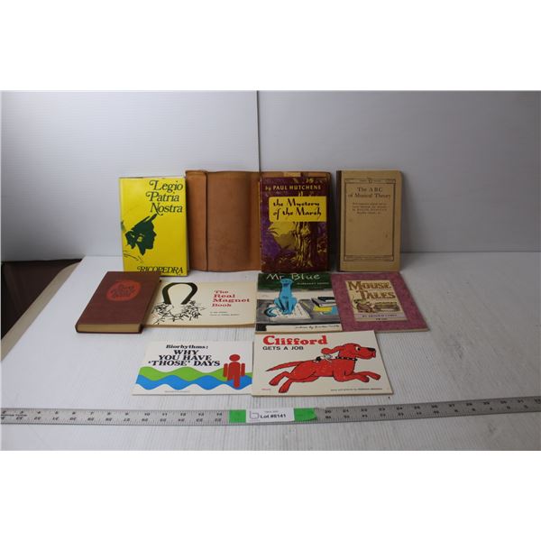 (9) Vintage Books- Clifford, Mouse Tales, The Mystery of the Marsh, Misc.