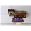 Image 1 : Branch 362 Saskatoon Legion Patch, Vintage Riley's Toffee & Repeater Tobacco Tins