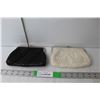 Image 1 : (2) Hong Kong Coin Purses- White Sequined-Albro & Black Ruffled