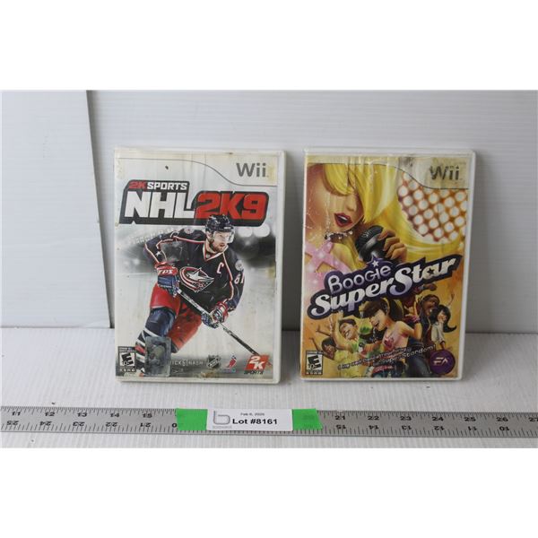 Wii NHL 2K9 & Boogie Super Star Games