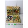 Image 1 : (4) Vintage Enid Blyton Novels- The Castle Adventure, The Island of Adventure, The Sea of Adventure,