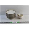 Image 1 : (11) Limoges Ceramic Saucers and (1) Tea Cup