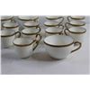 Image 3 : (10+) Limoges Ceramic Dish Set - Saucers and Tea Cups - Chipped