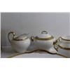 Image 5 : (10+) Limoges Ceramic Dish Set - 10'' Serving Platter, Dining Plates, Cream & Sugar and Tea Cups