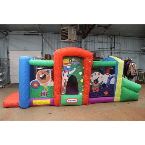 *Inflatable Castle and Air Pump 18ft L x 5ft W x 7ft H - Tested