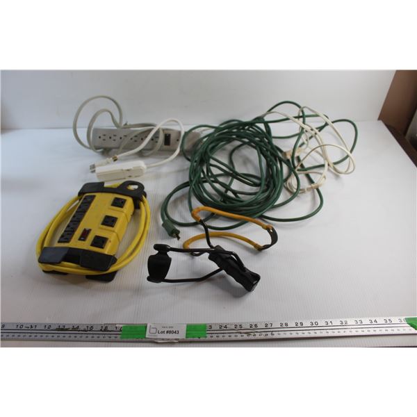 Sling Shot, Power Bars and Cord Extension Cords - As Is