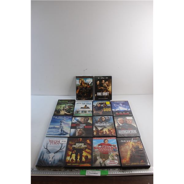 (14) DVD Movies - The Vietnam War, Troy and Gulliver's Travels