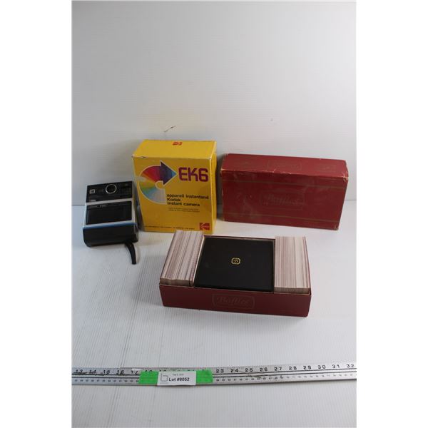 Vintage Kodak EK6 Instant Camera - As Is and Baffles Board Game of Words
