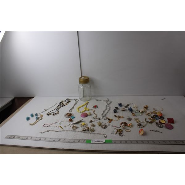 Earrings, Broaches, Necklaces, Misc.