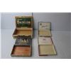 Image 4 : (4) Vintage Cigarette Flats and Cigar Boxes- Wilson's, Buckingham, Player's, Karel I- As Is