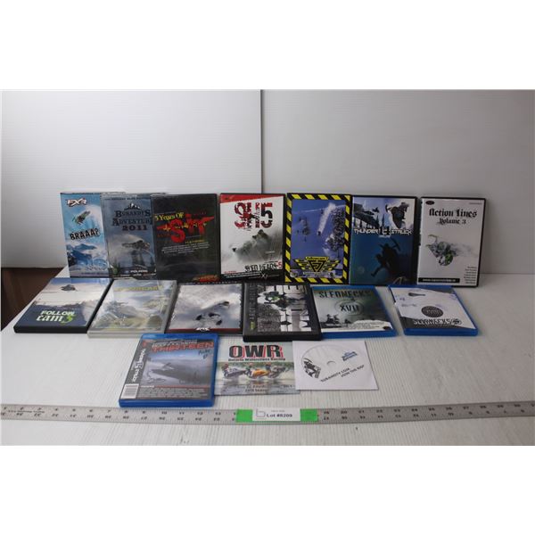 (16) Extreme Sport Videos (Watercross & Snowmobiling)- Blue Ray/DVD