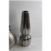 Image 3 : (3) Ceramic Silver Vases