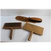 Image 2 : Drumstick, Wool Carders and Shoe Brush