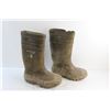 Image 3 : Dunlop Steel Toe Rubber Boots - Size 11.5''