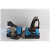 Image 5 : Saitek X45 Digital Joystick & Throttle Flight Simulator Controllers - As Is