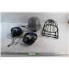 Image 1 : Construction Hat, (2) Headphones - As Is and Hat Washer