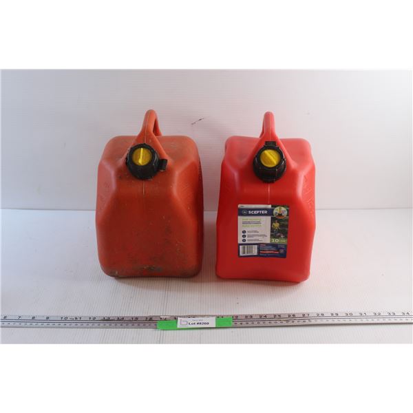 (2) 10 L Self Venting Jerry Cans