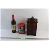 Image 1 : Wine Tools, Electric Candle Lantern - Tested and Coca Cola Tin
