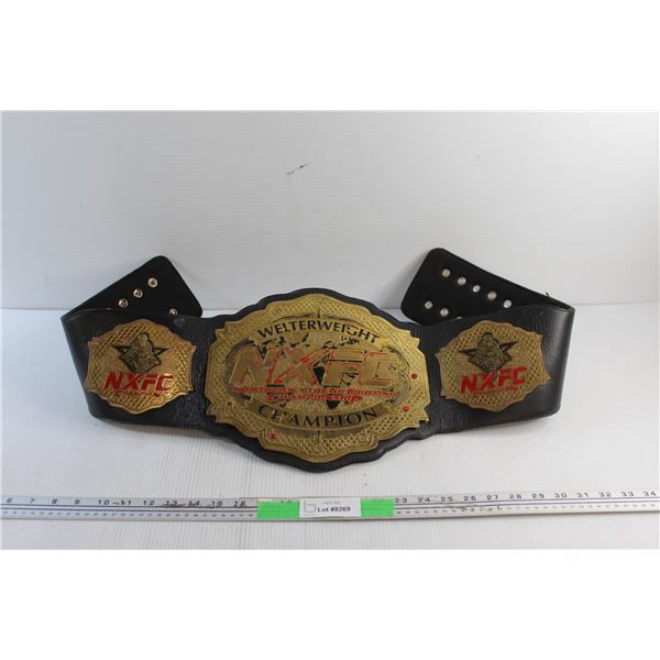 Welterweight NXFC Champion Belt