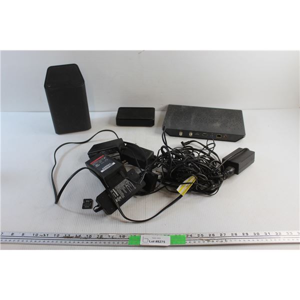 8 GB SDHC Card, Cables and Wi Fi Routers - As Is