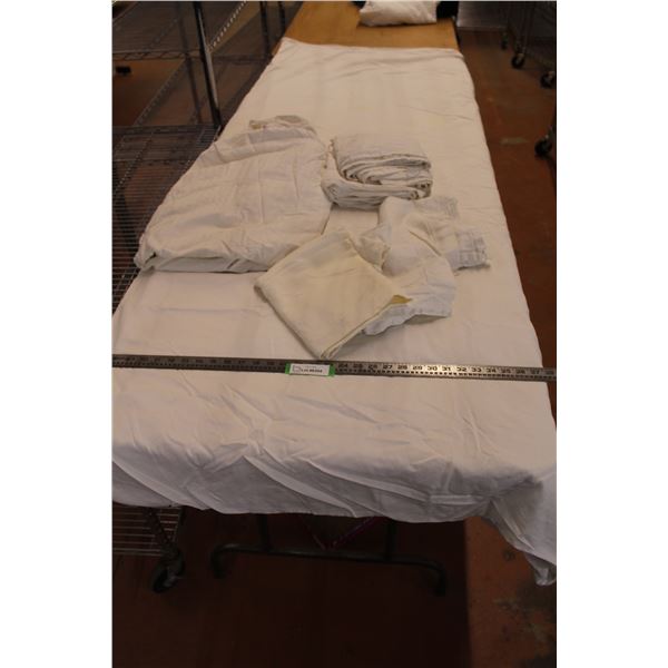 Queen Size Duvet Cover - As is, Queen size Sheets, (3) Pillow Shams