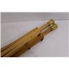 Image 4 : Pair of Vintage Wooden Crutches 50" Length