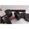 Image 2 : Weight Lifting Set (Dumb Bells, Bar Bell, Weights)