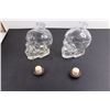 Image 2 : (2) Crystal Head Vodka Bottles - Empty