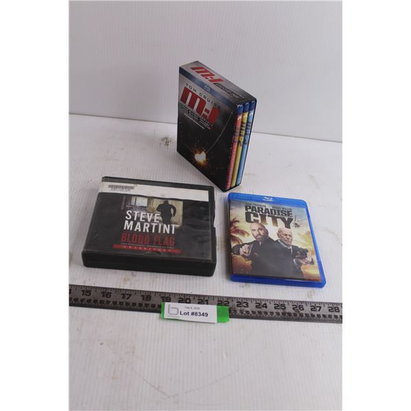 Mission Impossible 3 DVD Set, Steve Martini "Blood Flag" 9 DVD Set, Paradise City DVD