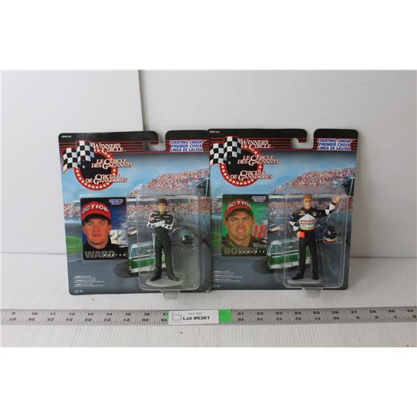 Winner's Circle Starting Lineup Racing Cards & Figurines- Bobby Lamonte & Ward Burton 4.5" Tall