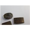 Image 2 : (5) Brass Belt Buckles