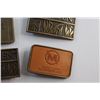 Image 4 : (5) Brass Belt Buckles