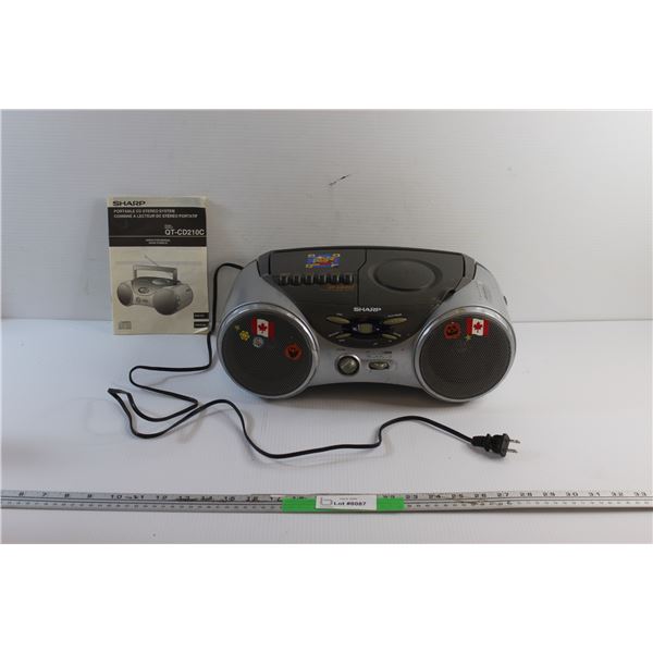 Sharp Portable CD Stereo System