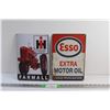 Image 1 : Farmall and Esso Signs 12'' x 7''