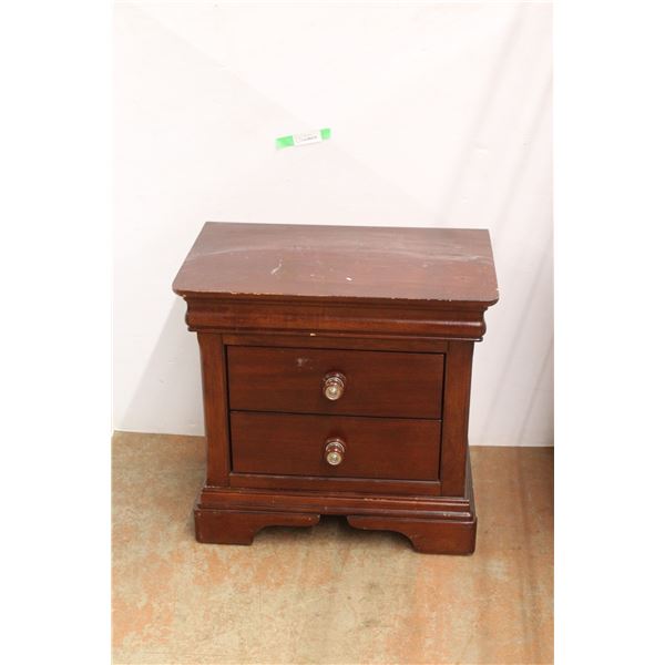 *Wooden Nightstand 26'' x 25'' x 16''