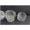 Image 5 : Glass Cream & Sugar Set and Candy Dishes