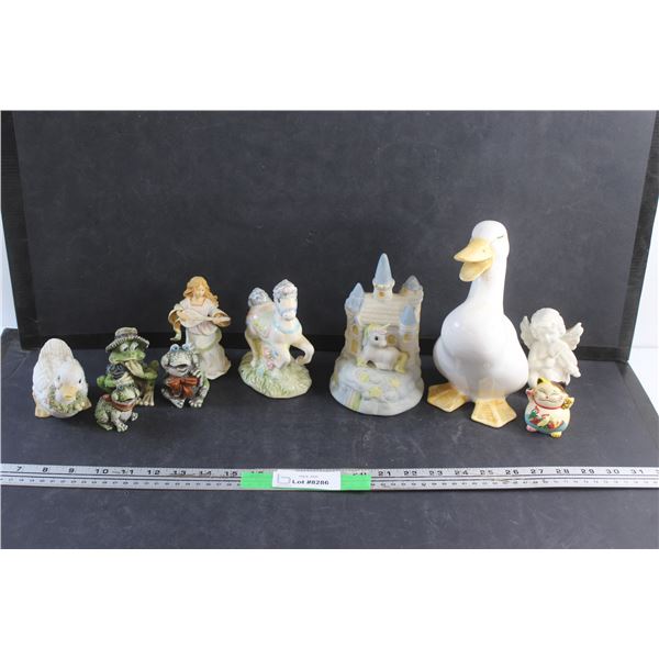 Porcelain Nativity Decor and Animal Figurines