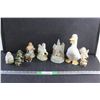 Image 1 : Porcelain Nativity Decor and Animal Figurines