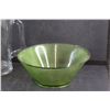 Image 3 : Decorative Glass Vase, Water Pitcher and Green Glass Bowl