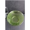 Image 4 : Decorative Glass Vase, Water Pitcher and Green Glass Bowl